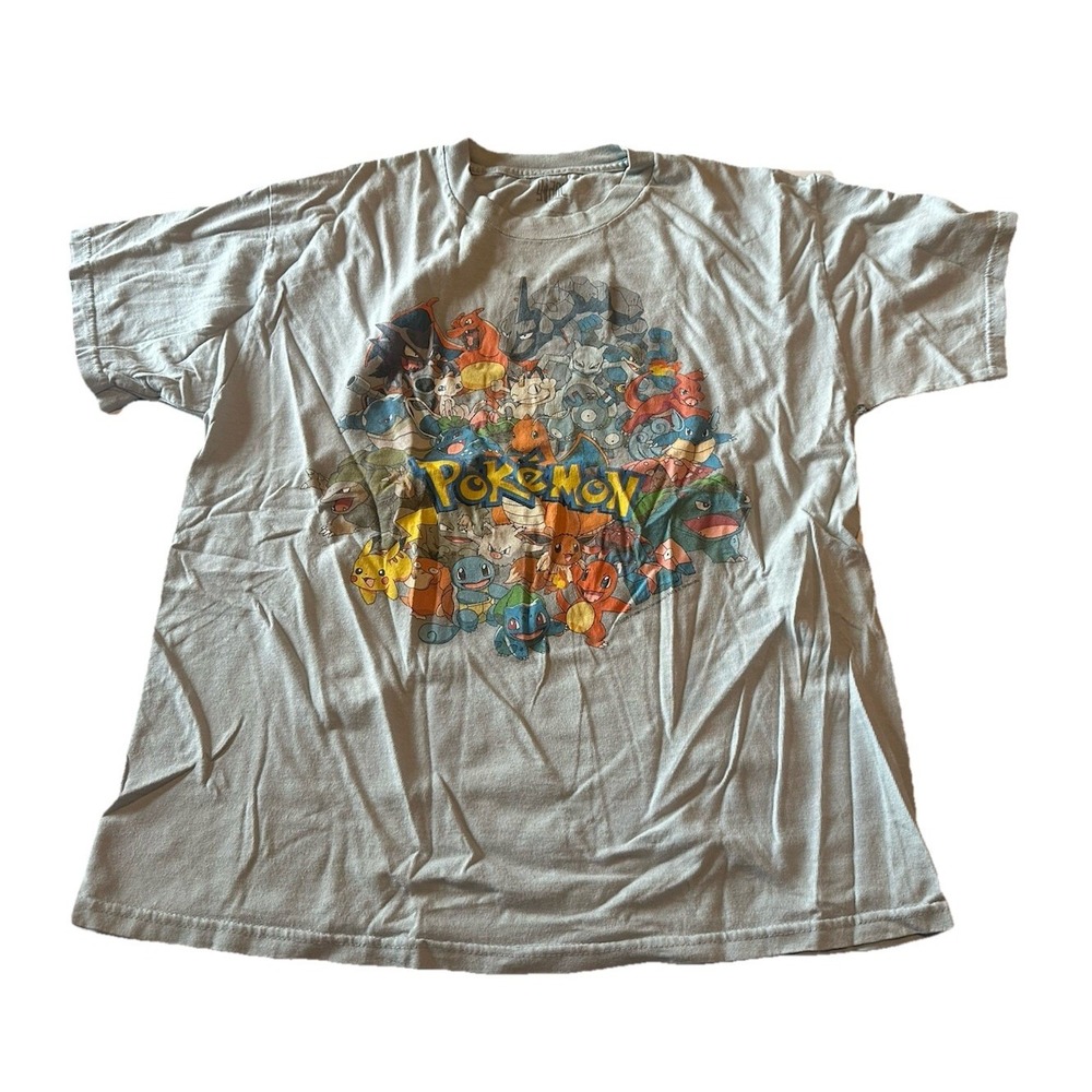 Pokémon First Gen Graphic T Shirt Mens Size L Giant 2008 Promo Adult Y2K